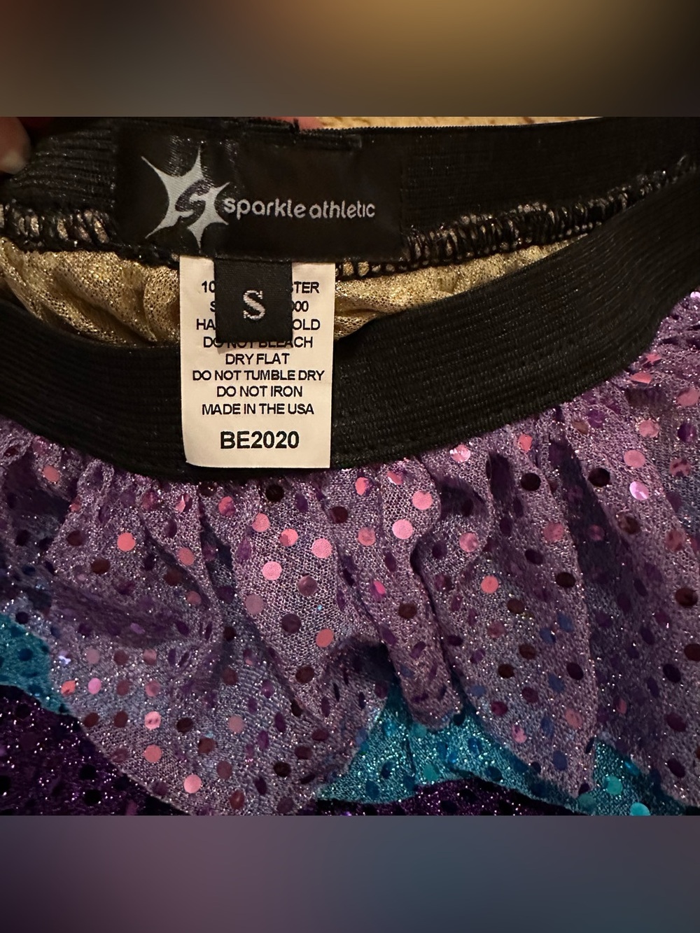 Sparkle Athletic Ruffle Skirt Small - Picture 4 of 4